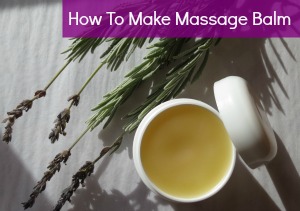 how to make massage balm