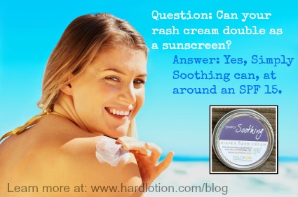 sunscreen rash cream zinc oxide