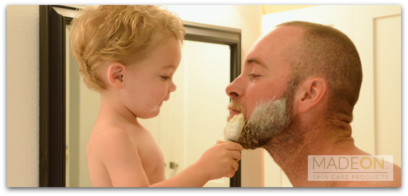 Shaving with Dad