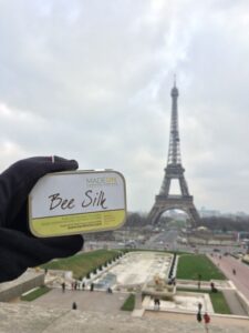 Beesilk Lotion Bar near Eiffel Tower in Paris